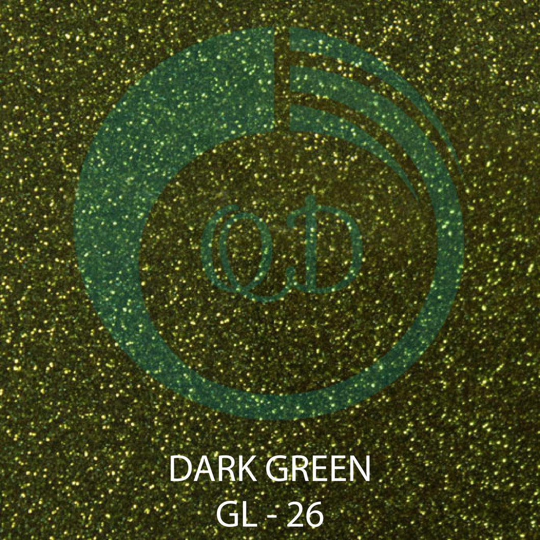 CLEARANCE | Dark Green - Glitter HTV