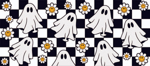 UV DTF Print | Ghosts with Daisies