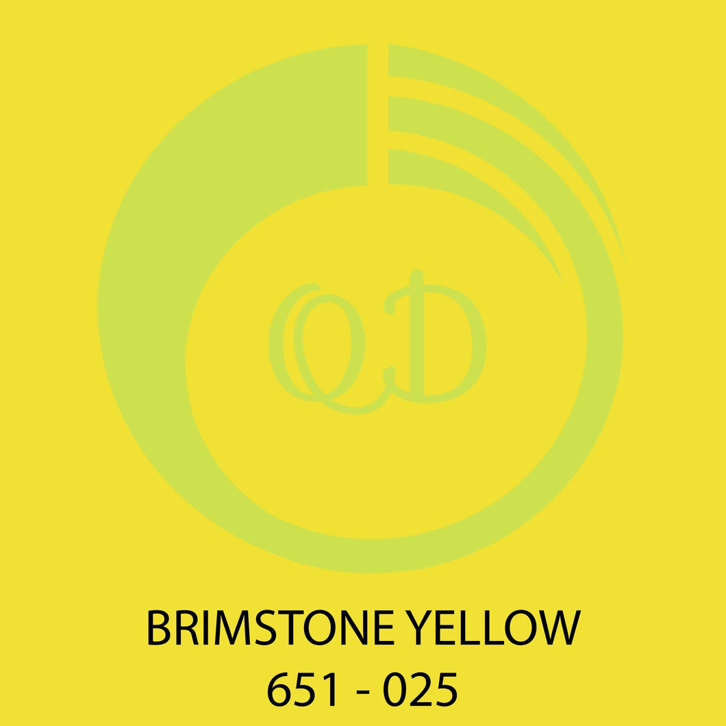651-025 Brimstone Yellow - Oracal 651