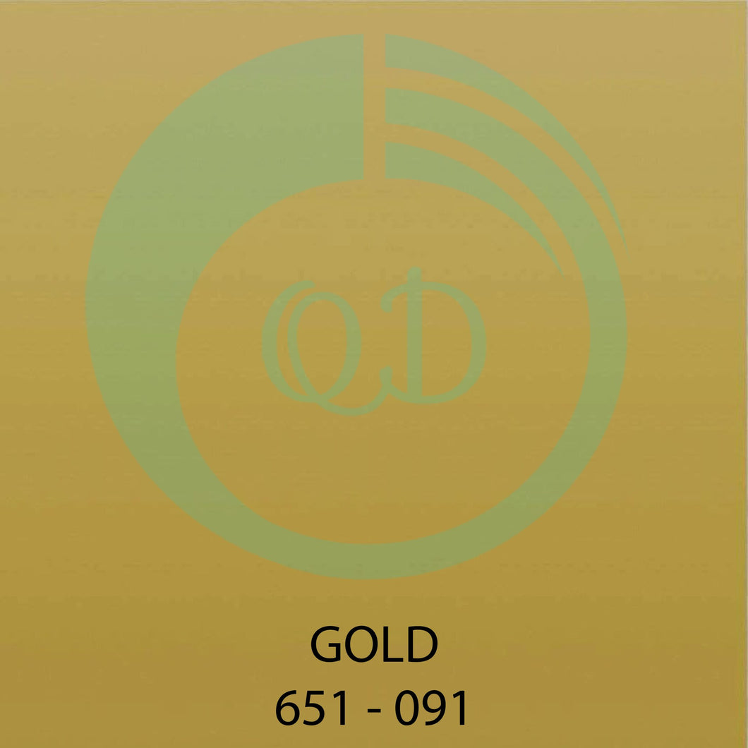 651-091 Gold - Oracal 651 – Qualitee Designs