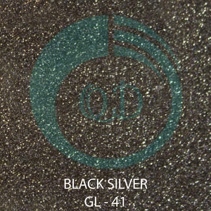 GL41 Black Silver - Glitter HTV