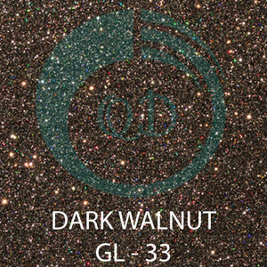 GL33 Dark Walnut - Glitter HTV