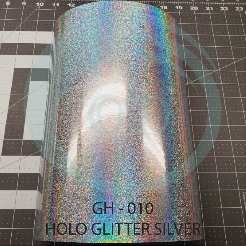 GH010 Silver Glitter - Holographic