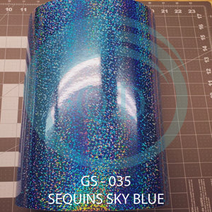 GS035 Sky Blue - Sequins