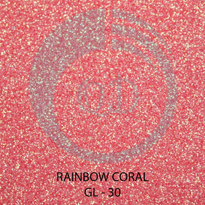 GL30 Rainbow Coral - Glitter HTV