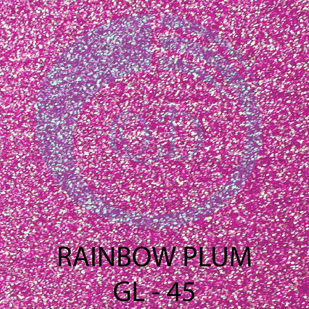 GL45 Rainbow Plum - Glitter HTV