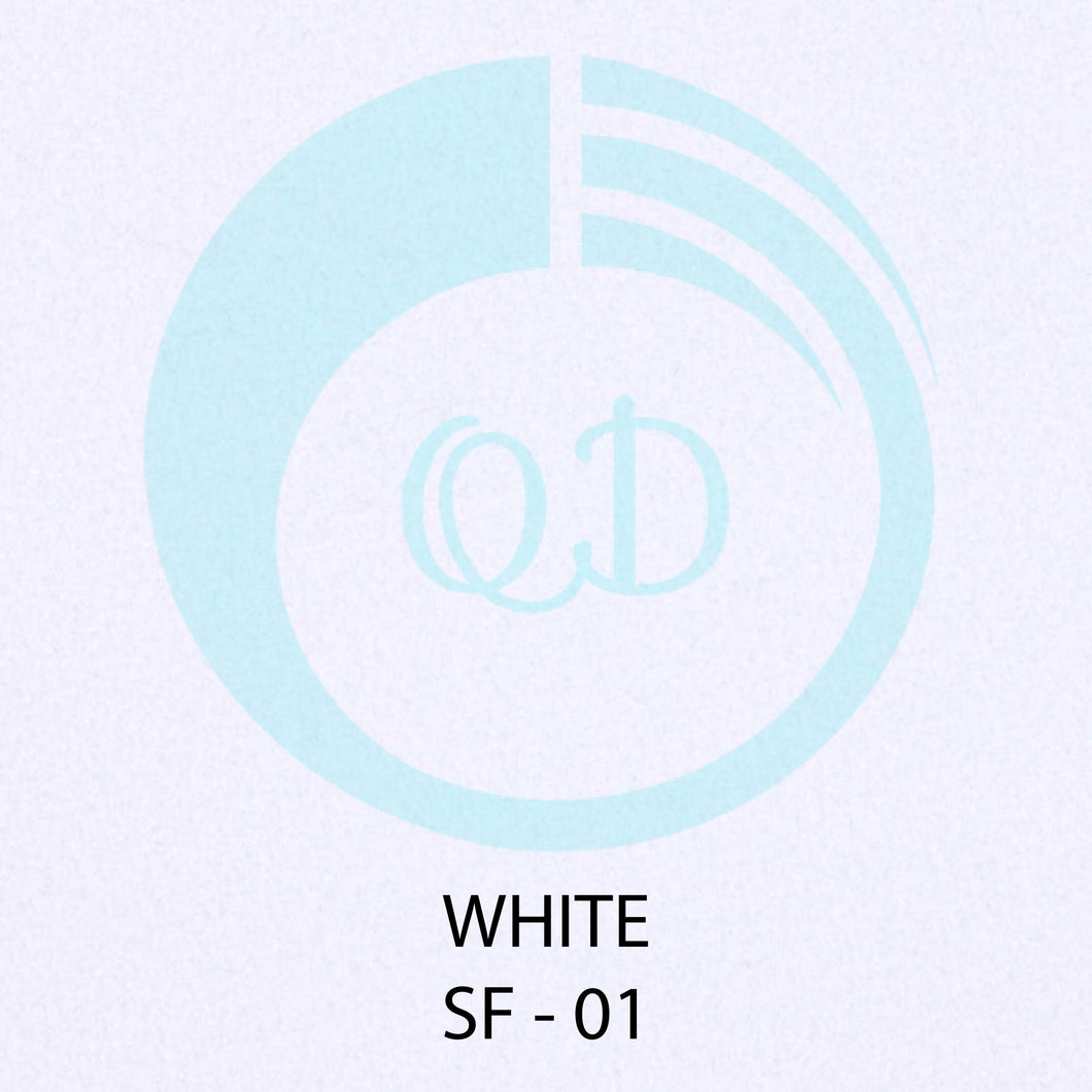 SF01 White - Stripflock HTV